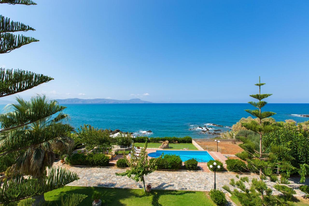 Beachfront Family Villa Katerina With Private Pool, Playground, Bbq & Amazing Sea Views! Petres  Eksteriør billede